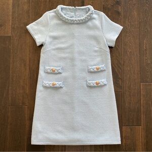 Light Blue Tweed Jackie Dress